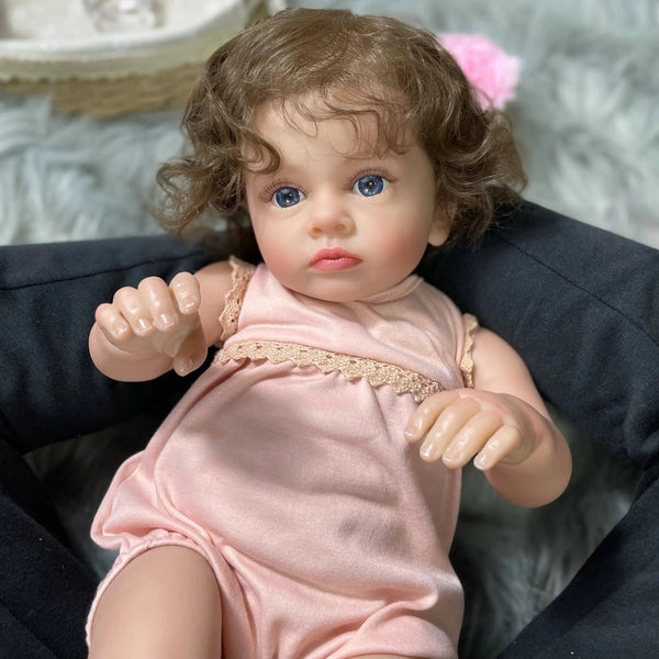 60CM Realistic Huge Toddler Doll Finished Reborn Baby Dolls Tutti DIY Handmade Dolls Toy Christmas Gift For Girls-Maternity Miracles - Mom & Baby Gifts