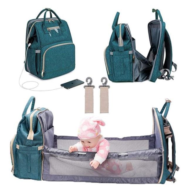 3-in-1 Luxury Mom Travel Baby Diaper Bag-Maternity Miracles - Mom & Baby Gifts