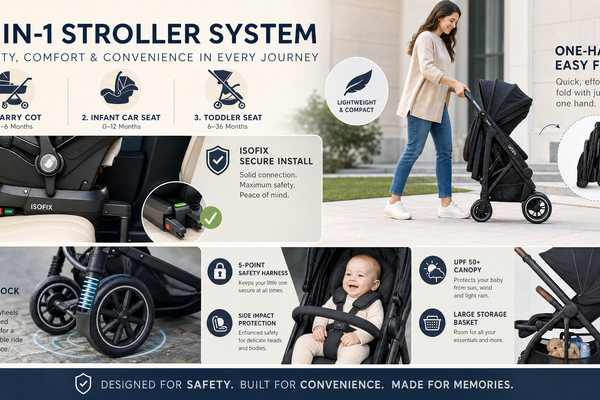 Navigating Parenthood with Ease 2026 Version: The Ultimate Guide to 3-in-1 Baby Strollers