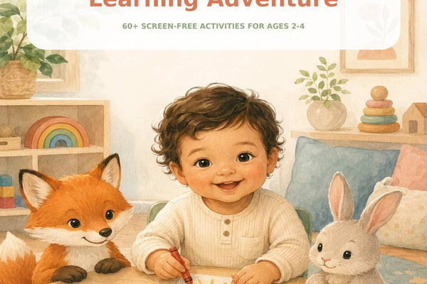 Free printable toddler activity book in the Maternity Miracles Learning Center