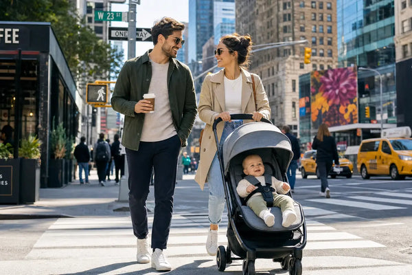 Lightweight 2-in-1 stroller for urban parents