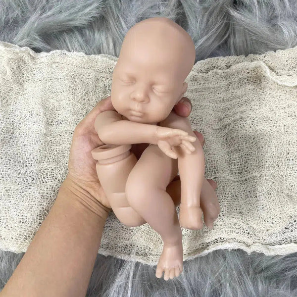12 Inches Mini bebe reborn kit Luna Reborn Baby Vinyl Doll Kit Unpainted Unassembled Doll Parts DIY Blank Reborn Doll Kit-Maternity Miracles - Mom & Baby Gifts
