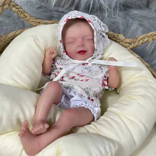 Miniature reborn baby dolls sales