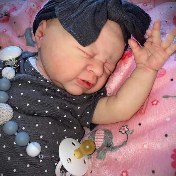 17Inch Finished Reborn Baby Doll Odessa Lifelike 3D Painted Skin with Veins Multiple Layers Collectible Art Doll Gifts For Girls-Maternity Miracles - Mom & Baby Gifts