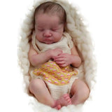 46CM Finished Reborn Baby Dolls Levi Lifelike 3D Painted Skin Silicone Vinyl Newborn Doll Handmade Toy Christmas Gift For Girls-Maternity Miracles - Mom & Baby Gifts