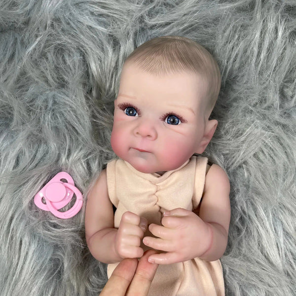 MRB 18 inch Already Painted Reborn Bettie Doll Kits With Eyelashes Vinyl Reborn Unassembled DIY Doll Kit Mold Gift for Children-Maternity Miracles - Mom & Baby Gifts