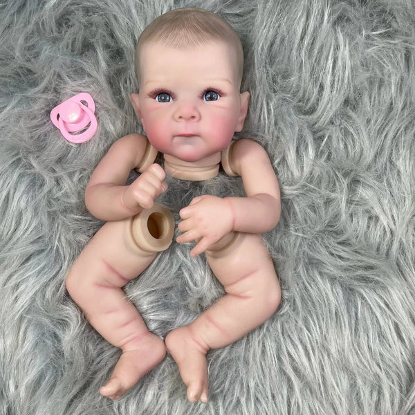 MRB 18 inch Already Painted Reborn Bettie Doll Kits With Eyelashes Vinyl Reborn Unassembled DIY Doll Kit Mold Gift for Children-Maternity Miracles - Mom & Baby Gifts