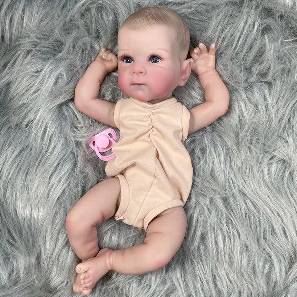 MRB 18 inch Already Painted Reborn Bettie Doll Kits With Eyelashes Vinyl Reborn Unassembled DIY Doll Kit Mold Gift for Children-Maternity Miracles - Mom & Baby Gifts