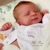 18 Inch Reborn Pascale 3D Painted Skin Kit With Rooted Eyelashes and Cloth Body Unassembled Reborn Baby Doll Parts DIY Molds-Maternity Miracles - Mom & Baby Gifts