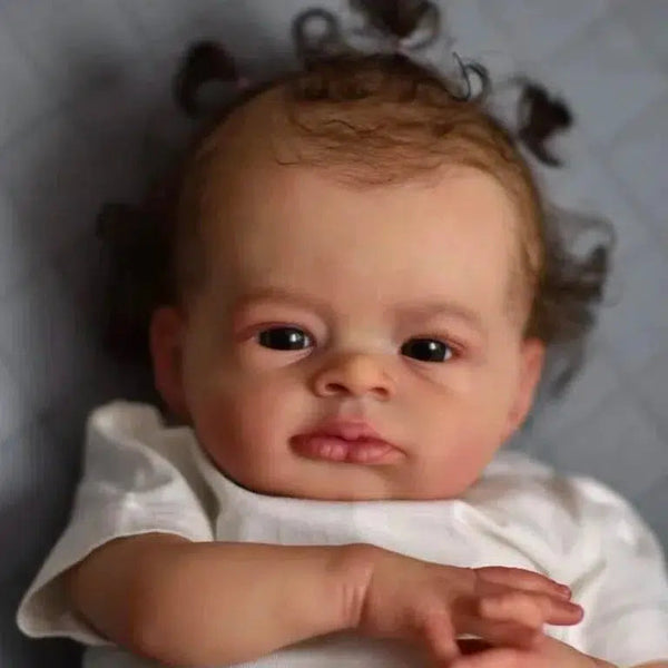 19 Inch Finished Reborn Baby Lanny Doll Lifelike Newborn Doll 3D Skin Visible Veins Baby Art Collectible Doll Gift For Girls-Maternity Miracles - Mom & Baby Gifts