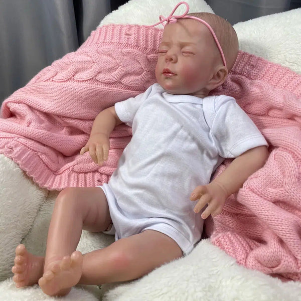 19Inch New Face Reborn Baby Doll Luise 3D Skin Visible Veins High Quality Handmade Newborn Toy Figure Gift For Girls-Maternity Miracles - Mom & Baby Gifts