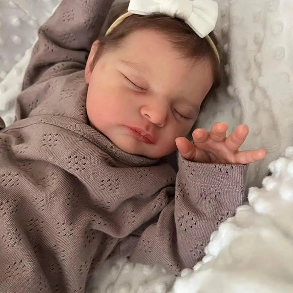 NPK19inch Newborn Baby Size Already Finished Reborn Baby Doll Laura 3D Skin Hand Detailed Painted Skin Visible Veins-Maternity Miracles - Mom & Baby Gifts