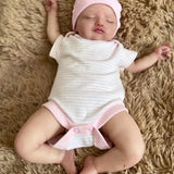 19 inch Painted Vinyl Reborn Doll Kit Rosalie Unassembled Lifelike Baby 3D Painting with Visible Veins Cloth Body Included-Maternity Miracles - Mom & Baby Gifts