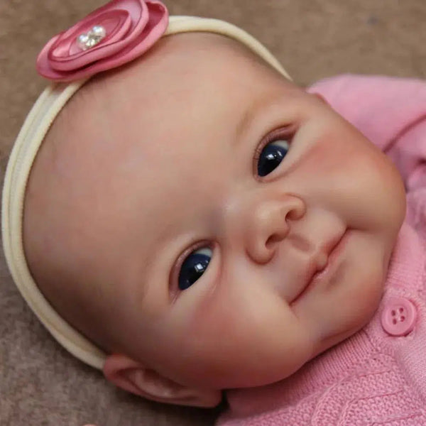 MRB 19 inch Vinyl Reborn Doll Kit Juliette Lifelike Unfinished Unpainted Mold Fresh Color Blank Vinyl Doll Kit with Cloth Body-Maternity Miracles - Mom & Baby Gifts