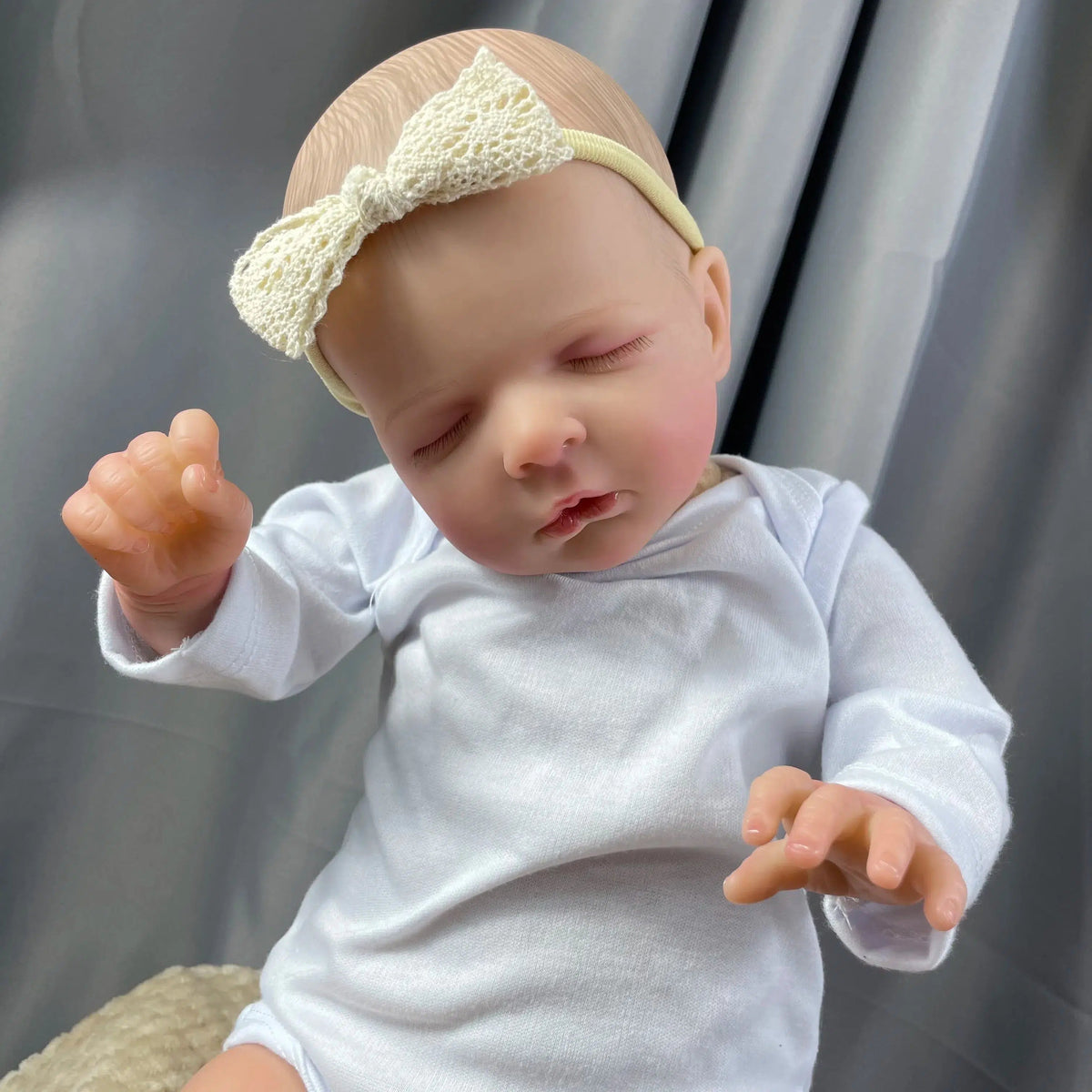 New 20Inch Already Painted Bebe Reborn Doll Luisa Newborn Doll Handmade Painted Hair 3D Skin Tone Visible Veins Gift For Girls-Maternity Miracles - Mom & Baby Gifts