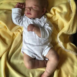 50CM LouLou Reborn Realistic Finished Bebe Reborn Silicone Vinyl Cloth Body Doll Handmade Toy For Girls Christmas Gift-Maternity Miracles - Mom & Baby Gifts