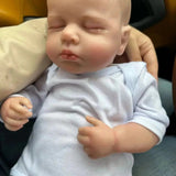 50CM Realistic Finished Bebe Reborn Silicone Vinyl Cloth Body Doll LouLou Handmade Toy For Girls Christmas Gift-Maternity Miracles - Mom & Baby Gifts