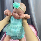 50CM LouLou Reborn Baby Dolls Sleeping Girl Lifelike Silicone Vinyl Newborn 3D Skin Visible Veins DIY Toys For Girls-Maternity Miracles - Mom & Baby Gifts