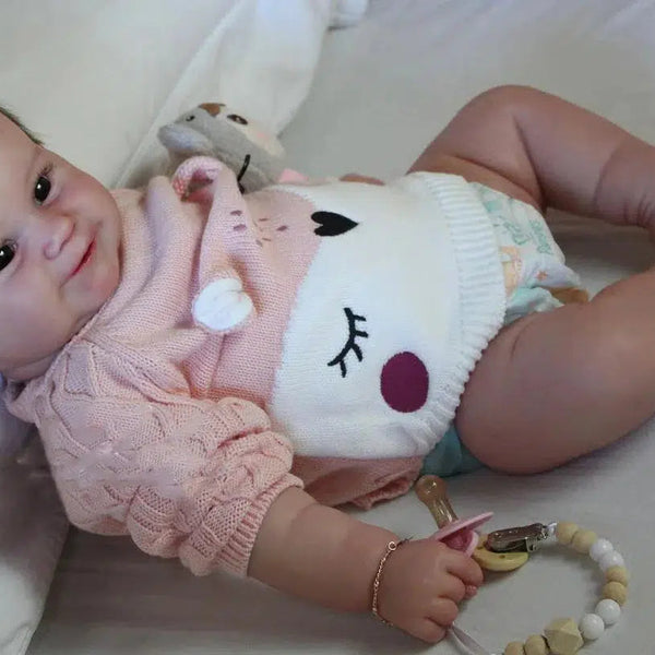 NPK 50CM Soft and Full Body Silicone Reborn Toddler Girl Doll Maddie Soft 3D Skin Multiple Layers Painting Visible Veins-Maternity Miracles - Mom & Baby Gifts