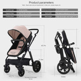 2023 Shockproof High View Pram Baby Stroller-Maternity Miracles - Mom & Baby Gifts