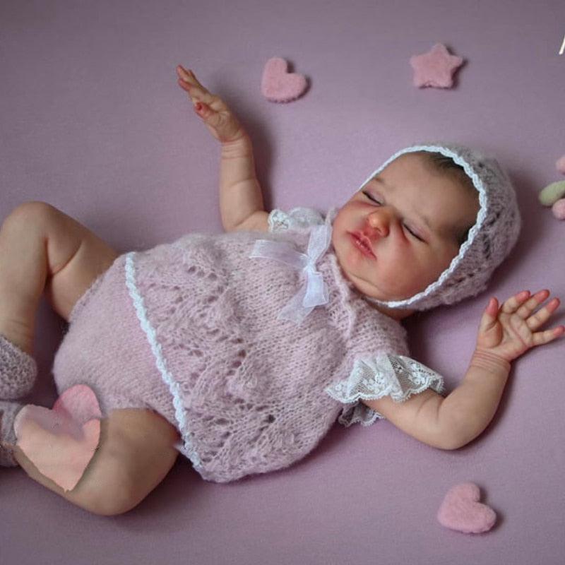 20.5-Inch Unfinished Reborn Doll Kit: Vinyl Blank, COA Included-Maternity Miracles - Mom & Baby Gifts