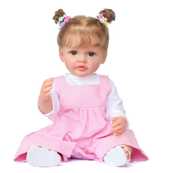 NPK 55CM Full Body Soft Silicone Vinyl Reborn Toddler Betty Lifelike Soft Touch Flexible 3D Skin Visible Layers Painting-Maternity Miracles - Mom & Baby Gifts