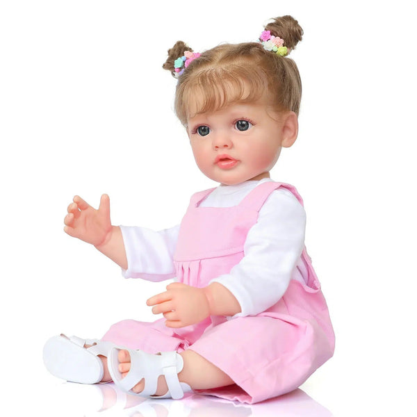 NPK 55CM Full Body Soft Silicone Vinyl Reborn Toddler Betty Lifelike Soft Touch Flexible 3D Skin Visible Layers Painting-Maternity Miracles - Mom & Baby Gifts