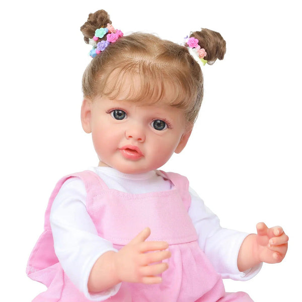 NPK 55CM Full Body Soft Silicone Vinyl Reborn Toddler Betty Lifelike Soft Touch Flexible 3D Skin Visible Layers Painting-Maternity Miracles - Mom & Baby Gifts