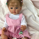 55CM Full Body Silicone Waterproof Reborn Toddler Girl Doll Princess Betty Lifelike Soft Touch 3D Skin Multiple Layers Painting-Maternity Miracles - Mom & Baby Gifts
