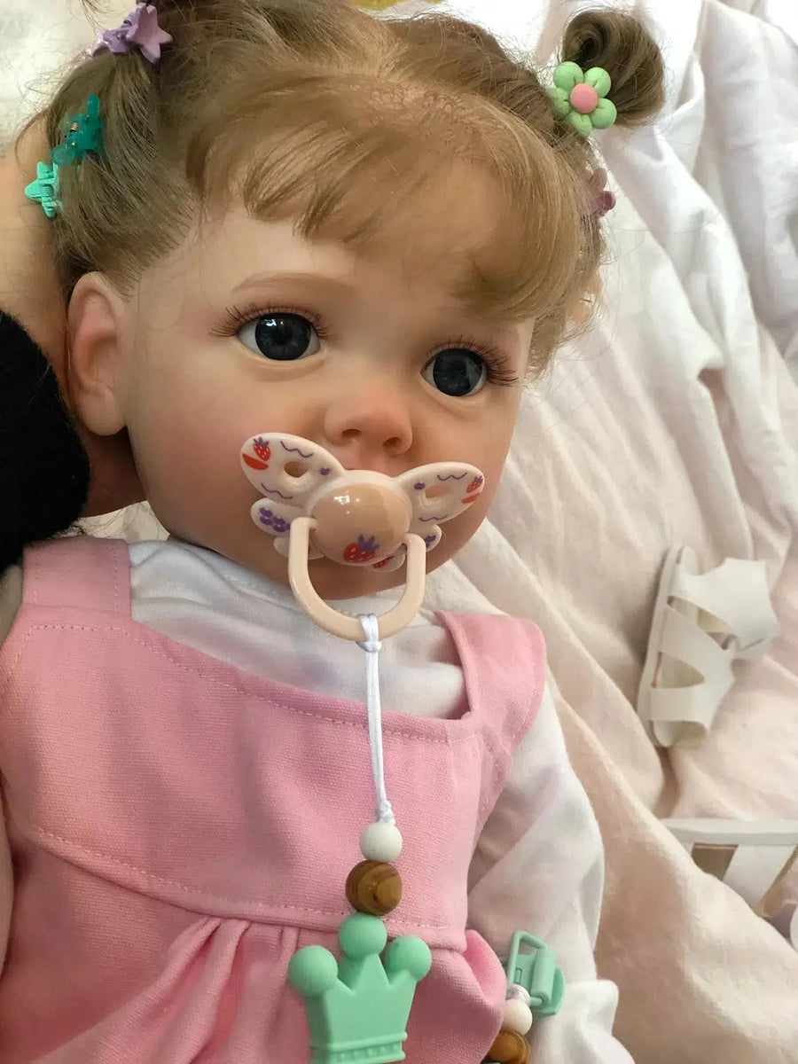 55CM Full Body Silicone Waterproof Reborn Toddler Girl Doll Princess Betty Lifelike Soft Touch 3D Skin Multiple Layers Painting-Maternity Miracles - Mom & Baby Gifts