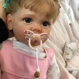 55CM Full Body Silicone Waterproof Reborn Toddler Girl Doll Princess Betty Lifelike Soft Touch 3D Skin Multiple Layers Painting-Maternity Miracles - Mom & Baby Gifts