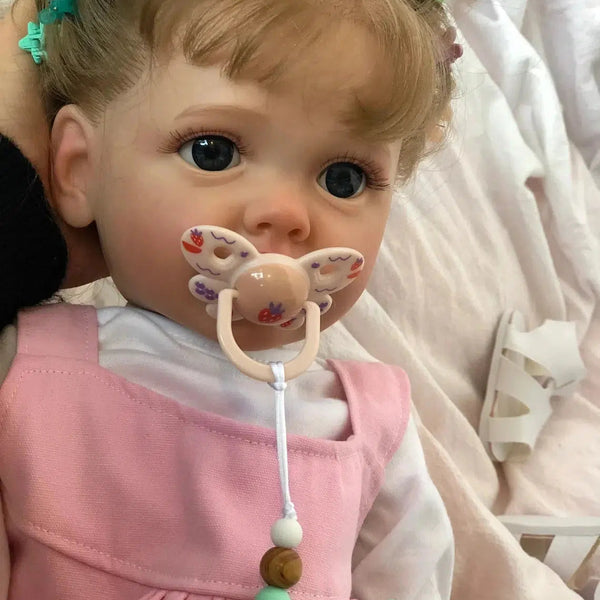 55CM Full Body Silicone Waterproof Reborn Toddler Girl Doll Princess Betty Lifelike Soft Touch 3D Skin Multiple Layers Painting-Maternity Miracles - Mom & Baby Gifts