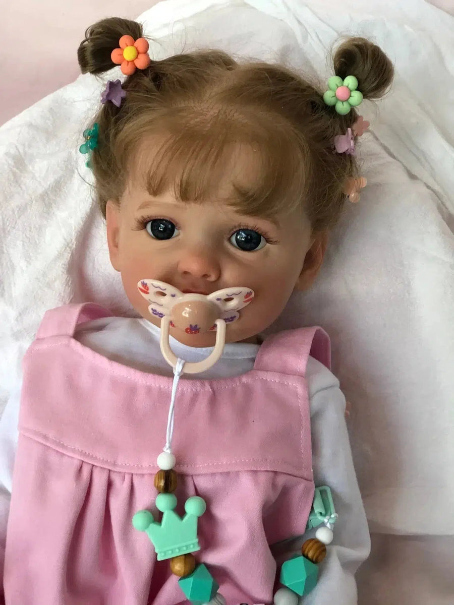 55CM Full Body Silicone Waterproof Reborn Toddler Girl Doll Princess Betty Lifelike Soft Touch 3D Skin Multiple Layers Painting-Maternity Miracles - Mom & Baby Gifts