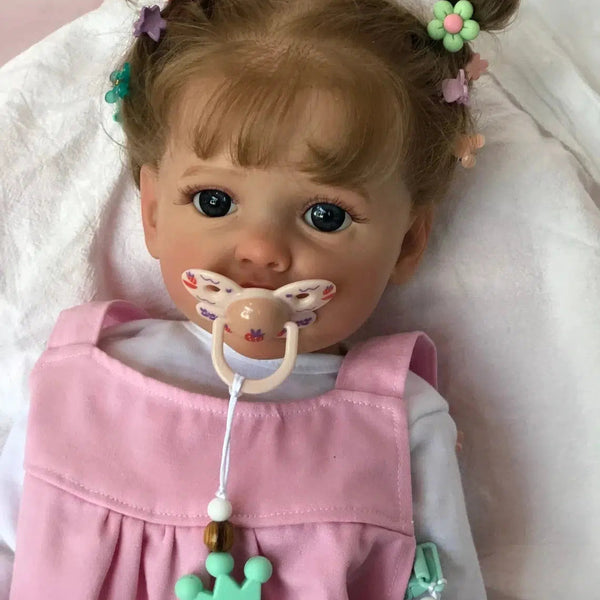 55CM Full Body Silicone Waterproof Reborn Toddler Girl Doll Princess Betty Lifelike Soft Touch 3D Skin Multiple Layers Painting-Maternity Miracles - Mom & Baby Gifts