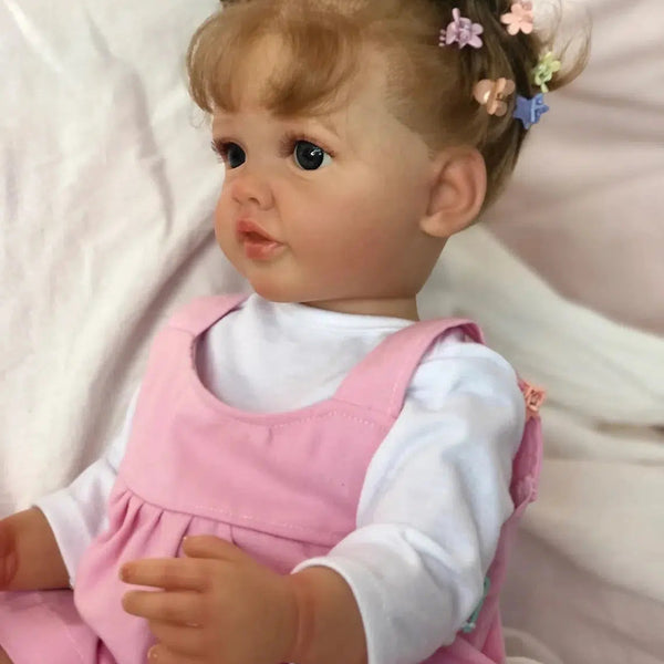 55CM Full Body Silicone Waterproof Reborn Toddler Girl Doll Princess Betty Lifelike Soft Touch 3D Skin Multiple Layers Painting-Maternity Miracles - Mom & Baby Gifts