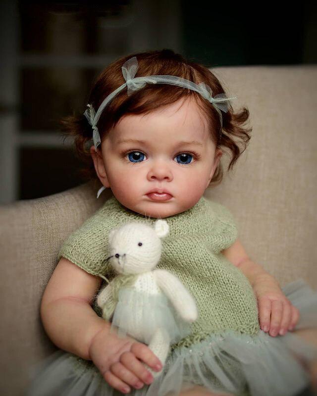 60CM Lifelike Huge Toddler Doll Finished Reborn Baby Dolls Tutti Handmade Dolls Toy Christmas Gift For Girls-Maternity Miracles - Mom & Baby Gifts
