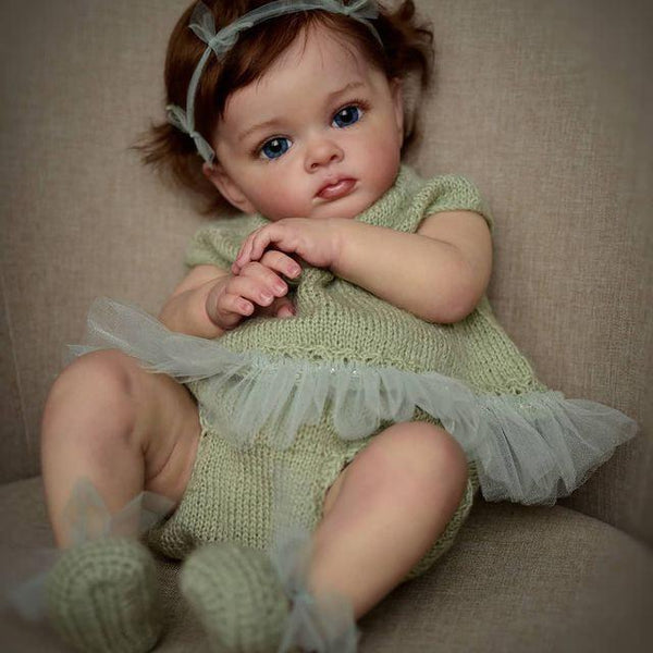 60CM Lifelike Huge Toddler Doll Finished Reborn Baby Dolls Tutti Handmade Dolls Toy Christmas Gift For Girls-Maternity Miracles - Mom & Baby Gifts