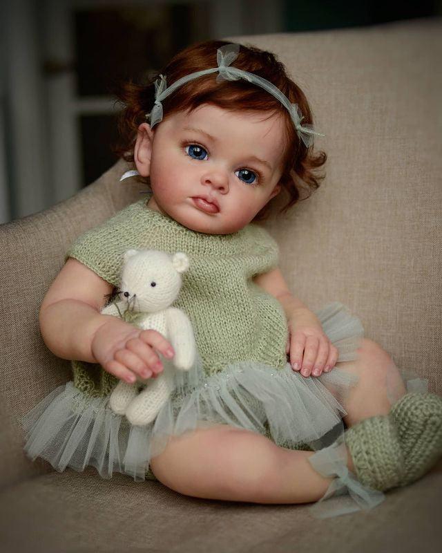 60CM Lifelike Huge Toddler Doll Finished Reborn Baby Dolls Tutti Handmade Dolls Toy Christmas Gift For Girls-Maternity Miracles - Mom & Baby Gifts