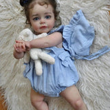 24inch Already Painted Finished Doll Reborn Baby Girl Princess Sue-Sue 3D Skin Visible Veins Hand Rooted Hair-Maternity Miracles - Mom & Baby Gifts