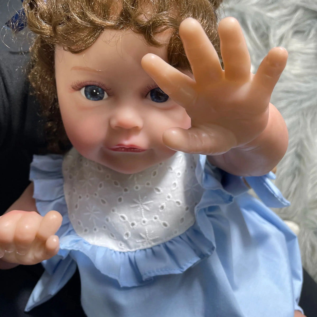 24inch Already Painted Finished Doll Reborn Baby Girl Princess Sue-Sue 3D Skin Visible Veins Hand Rooted Hair-Maternity Miracles - Mom & Baby Gifts
