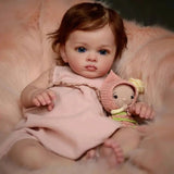 60CM Realistic Huge Toddler Doll Finished Reborn Baby Dolls Tutti DIY Handmade Dolls Toy Christmas Gift For Girls-Maternity Miracles - Mom & Baby Gifts