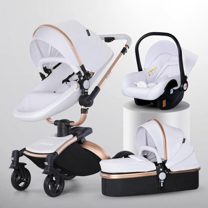 Luxury 360 Rotating 3in1 Baby Stroller Travel System Maternity Miracles