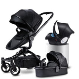 3-in-1 Luxury 360° Rotating Baby Stroller Travel System-Maternity Miracles - Mom & Baby Gifts