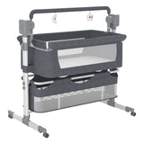 3-in-1 Premium Baby Bedside Sleeper-Maternity Miracles - Mom & Baby Gifts