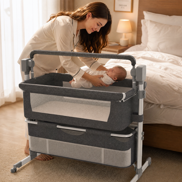 3-in-1 Premium Baby Bedside Sleeper-Maternity Miracles - Mom & Baby Gifts