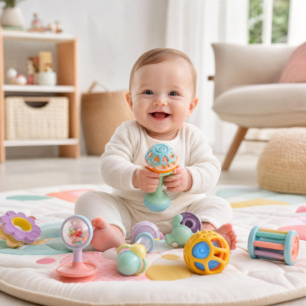Baby Rattle Sensory Play Set