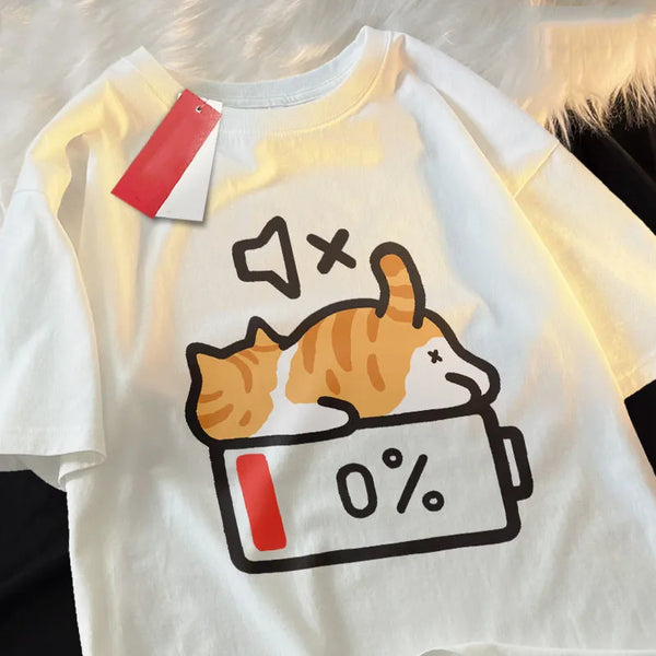 Chic Cat Print Maternity Tee-Maternity Miracles - Mom & Baby Gifts