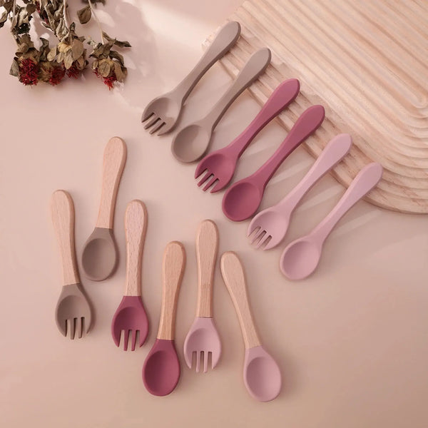 Alternate view 3 of Colorful Baby Utensil Set