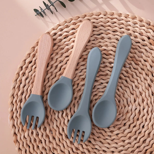 Alternate view 4 of Colorful Baby Utensil Set