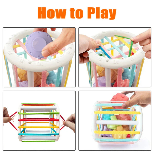 Colorful Shape Sorting Cube